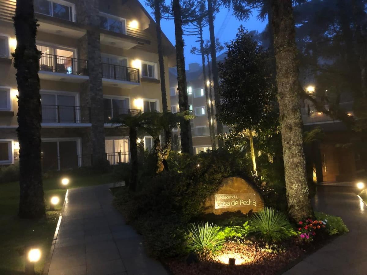 Excelente Apartamento Em Gramado/Rs No Condominio Casa De Pedra ภายนอก รูปภาพ